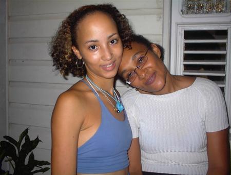 Ma soeur et sa marraine!!!